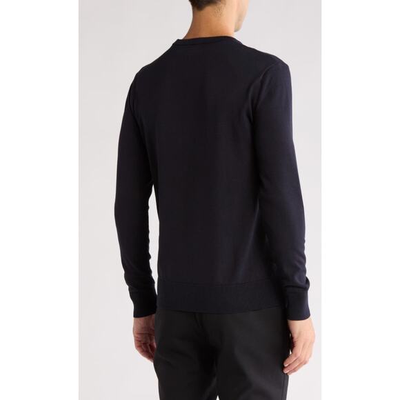 Tom Baine Men Sz Medium Dark Navy Performance Collection Crew Neck Pullover New - Picture 5 of 7